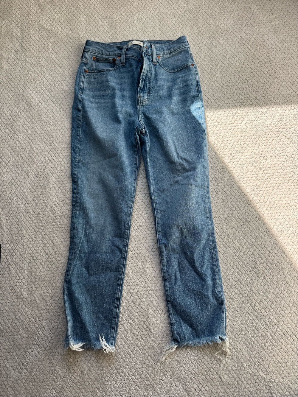 Madewell straight leg jeans